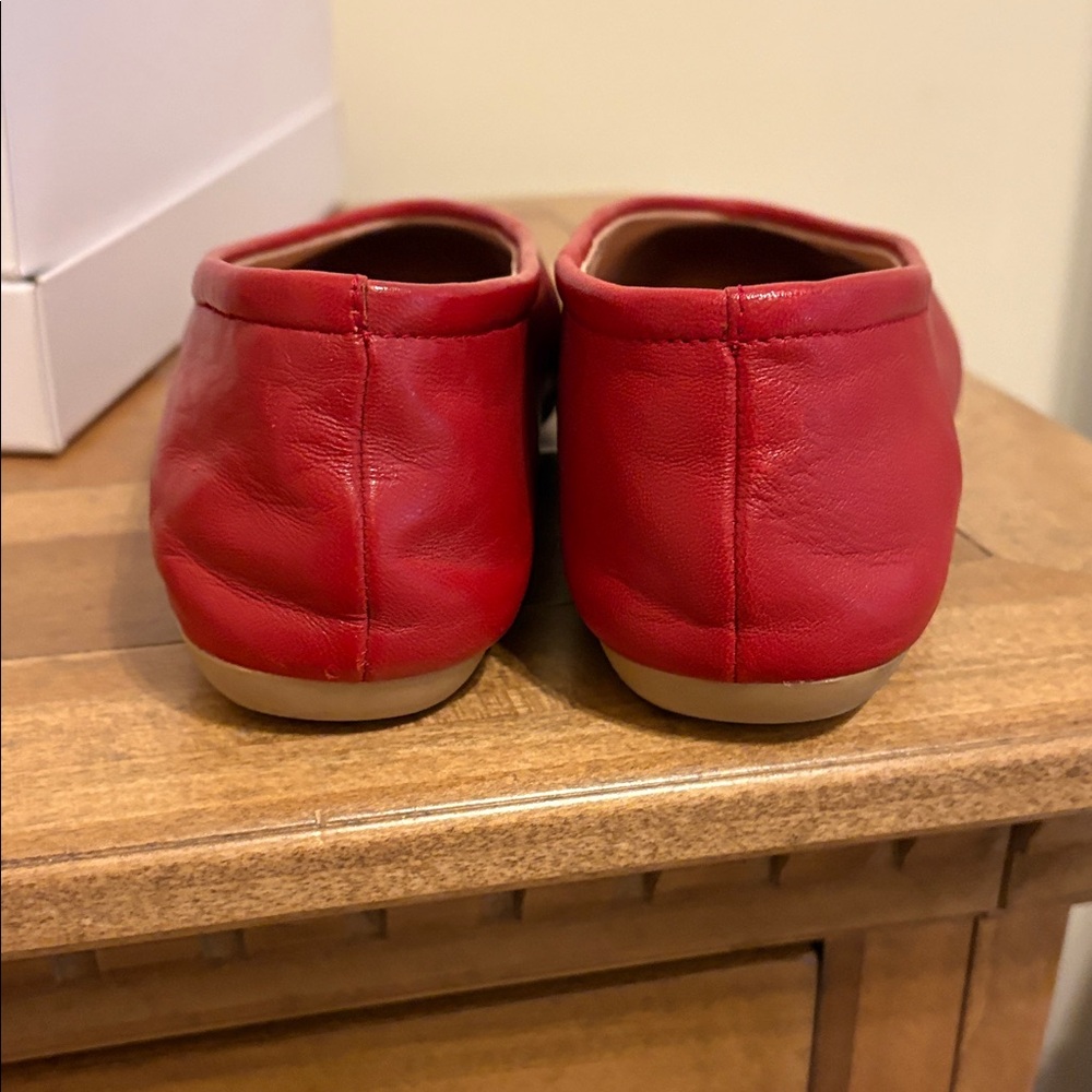 Corso Como Women's Red Smooth Flats - Picture 7 of 10